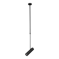 Lámpara colgante con varilla 1xGU10/35W/230V negro