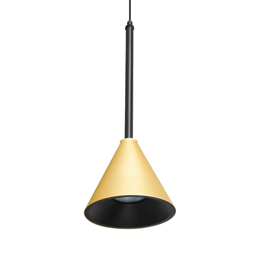 Lámpara colgante CONE 1xGU10/10W/230V dorado/negro
