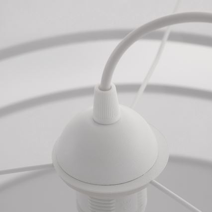 Lámpara colgante CORAL 1xE27/60W/230V blanco