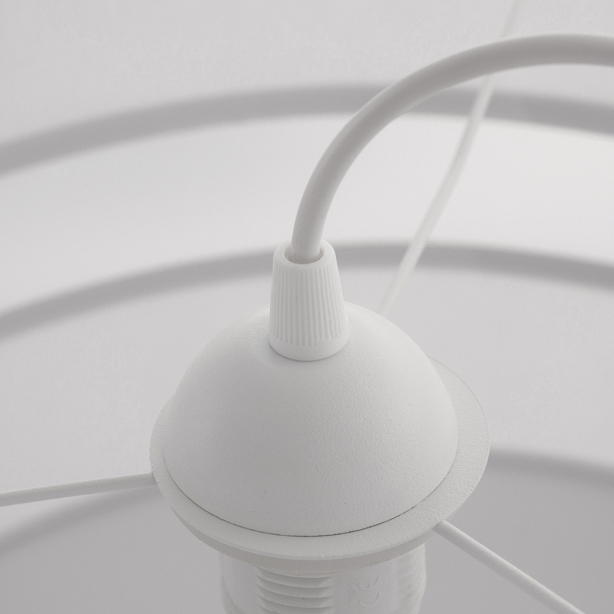 Lámpara colgante CORAL 1xE27/60W/230V blanco
