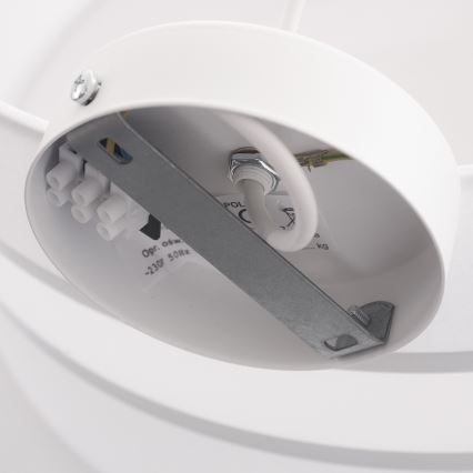 Lámpara colgante CORAL 1xE27/60W/230V blanco