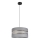 Lámpara colgante CORAL 1xE27/60W/230V diá. 40 cm gris
