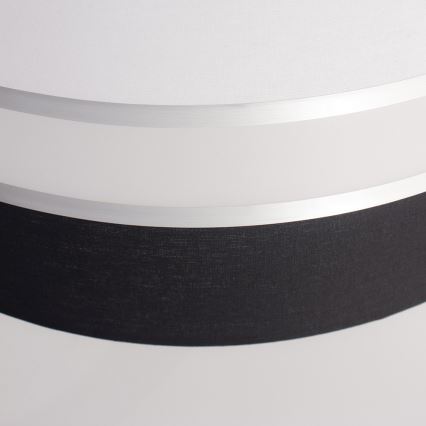Lámpara colgante CORAL 1xE27/60W/230V negro-blanco