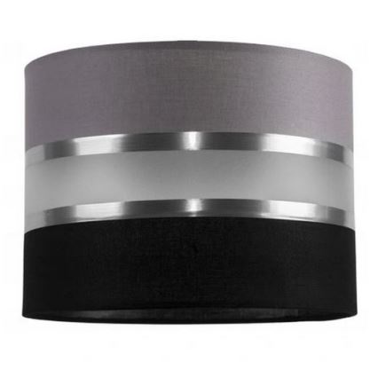 Lámpara colgante CORAL 3xE27/60W/230V negro-gris