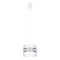 Lámpara colgante CORAL S 1xE27/60W/230V blanco