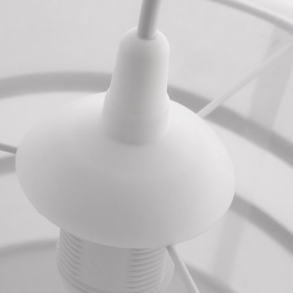Lámpara colgante CORAL S 1xE27/60W/230V blanco