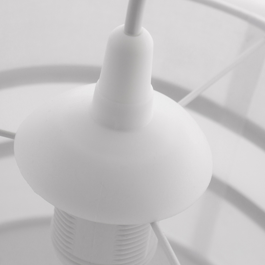 Lámpara colgante CORAL S 1xE27/60W/230V blanco