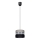 Lámpara colgante CORAL S 1xE27/60W/230V negro-gris