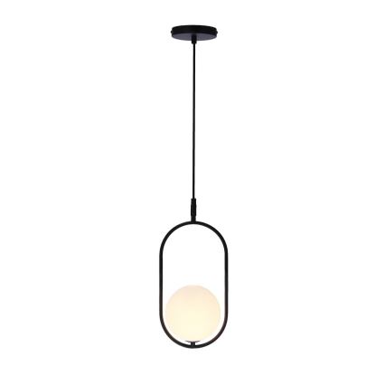 Lámpara colgante con cable CORDEL 1xG9/28W/230V negro