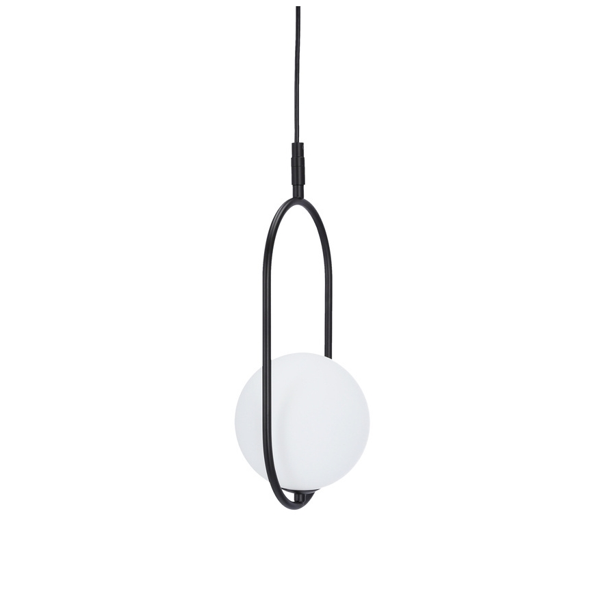 Lámpara colgante con cable CORDEL 1xG9/28W/230V negro