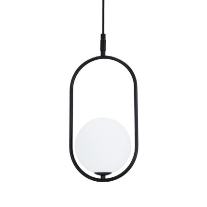 Lámpara colgante con cable CORDEL 1xG9/28W/230V negro