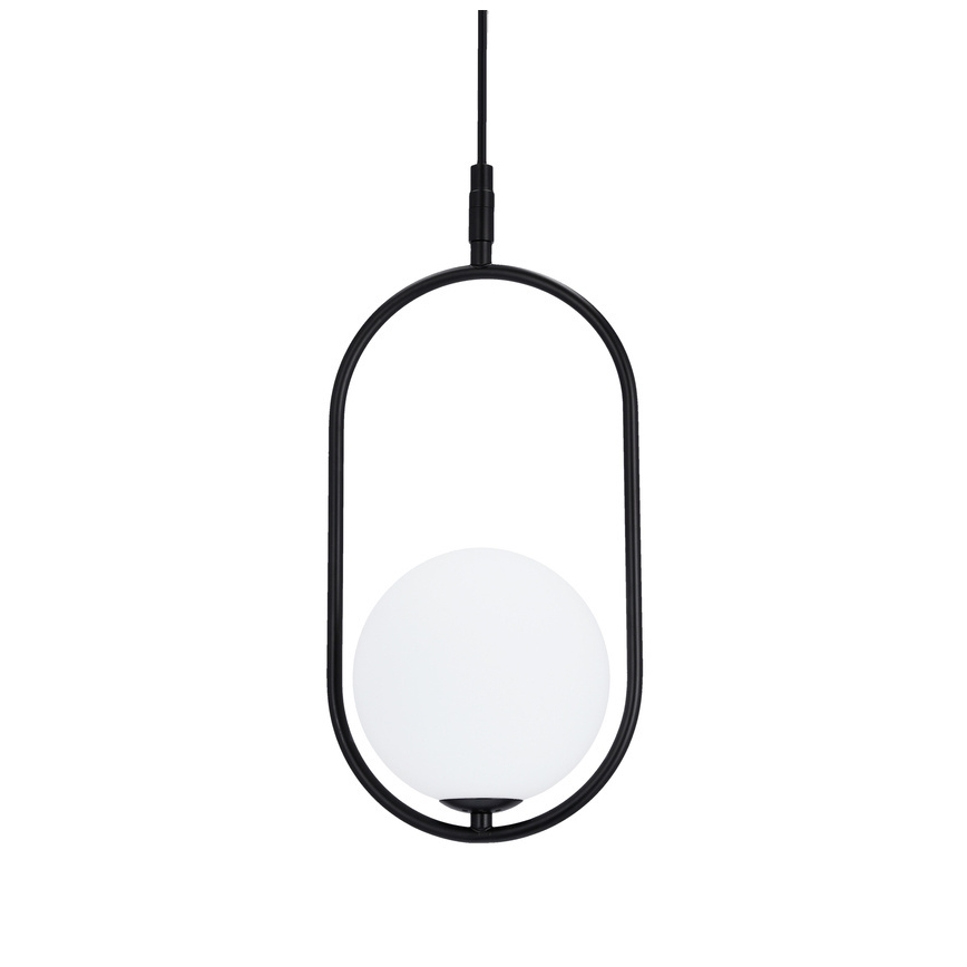 Lámpara colgante con cable CORDEL 1xG9/28W/230V negro