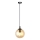 Lámpara colgante COSMO 1xE14/10W/230V diá. 14 cm negro/beige