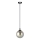 Lámpara colgante COSMO 1xE14/10W/230V diá. 14 cm negro/gris