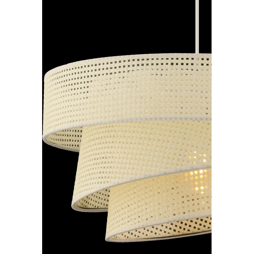 Lámpara colgante COUPER 1xE27/60W/230V blanca
