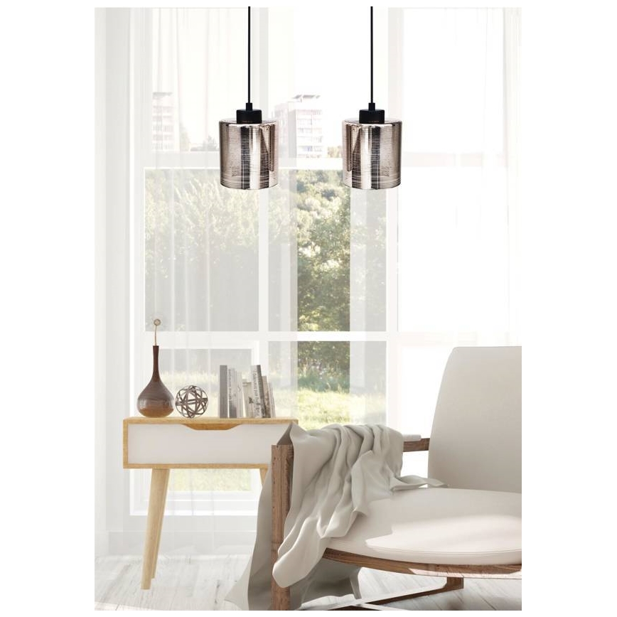 Lámpara colgante COX 2xE27/60W/230V