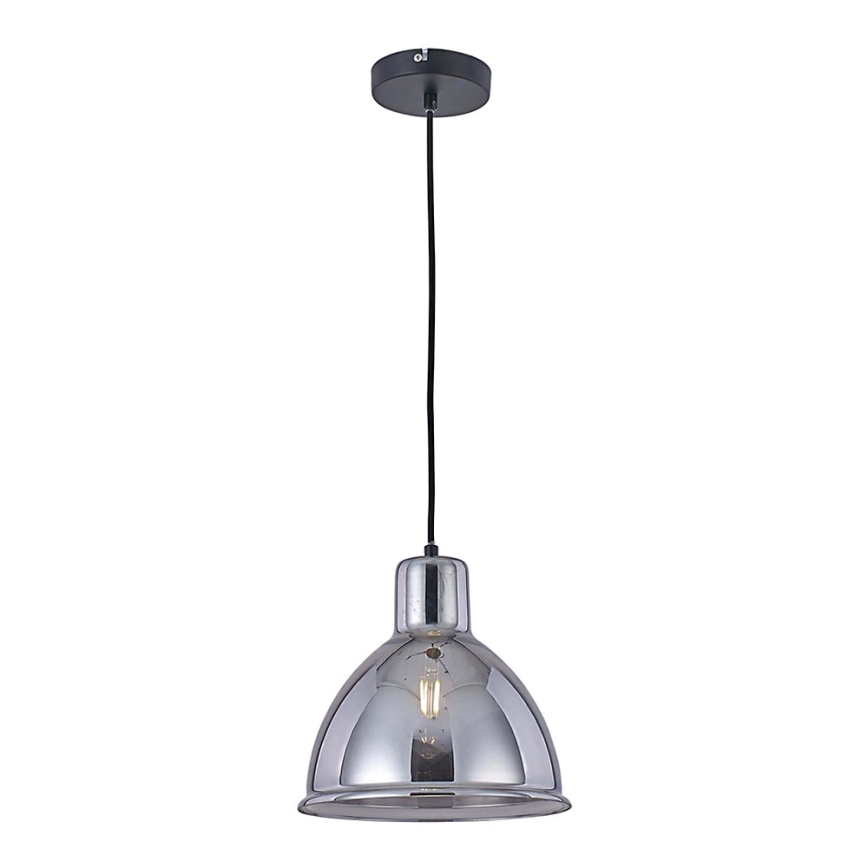 Lámpara colgante CREATE 1xE27/11W/230V gris