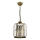 Lámpara colgante CRYSTALLINE 1xE27/6W/230V color bronce