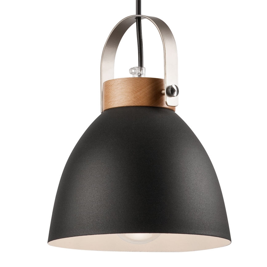 Lámpara colgante DANIELLE 2xE27/60W/230V haya