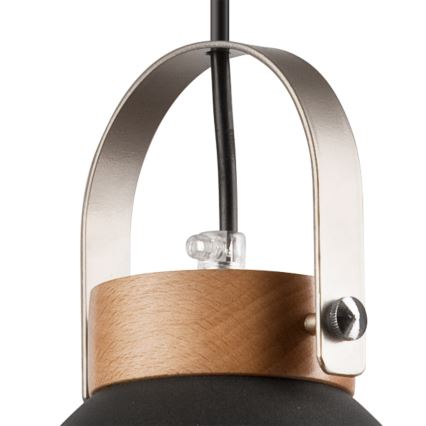 Lámpara colgante DANIELLE 2xE27/60W/230V haya
