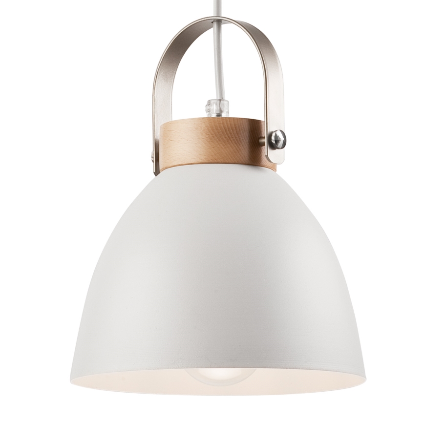 Lámpara colgante DANIELLE 2xE27/60W/230V haya