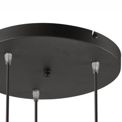 Lámpara colgante DANIELLE 3xE27/60W/230V haya