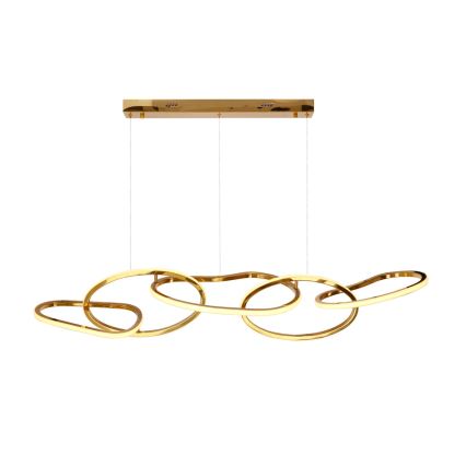 Lámpara colgante de cable ANNELI LED/45W/230V 125 cm, dorada