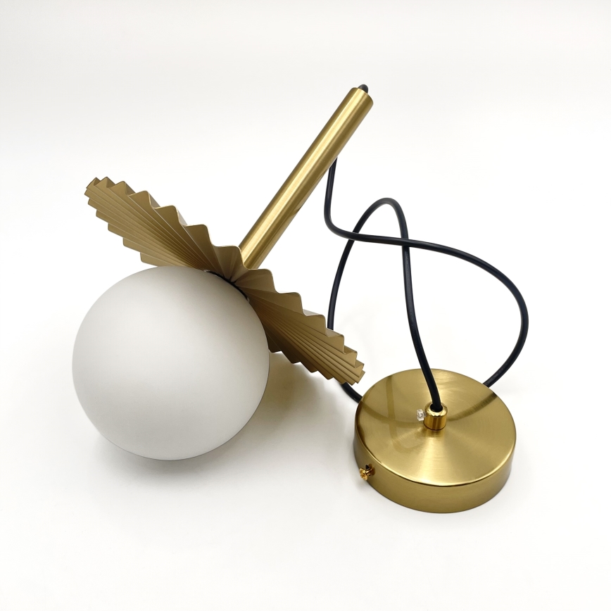 Lámpara colgante de cable CHITA 1xG9/5W/230V dorada