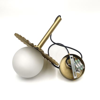 Lámpara colgante de cable CHITA 1xG9/5W/230V dorada