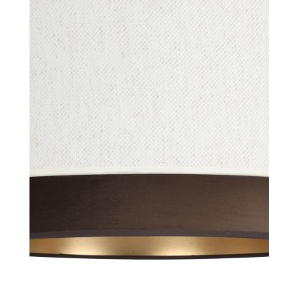 Lámpara colgante de cable NATIA 1xE27/60W/230V blanco/marrón