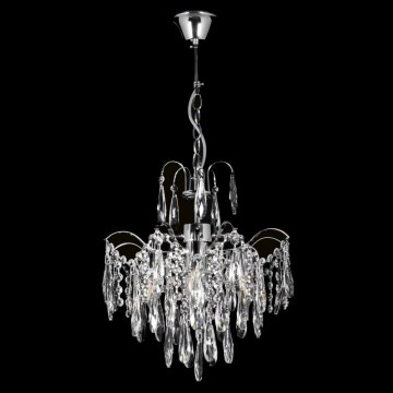 Lámpara colgante de cristal 4xE27/60W/230V