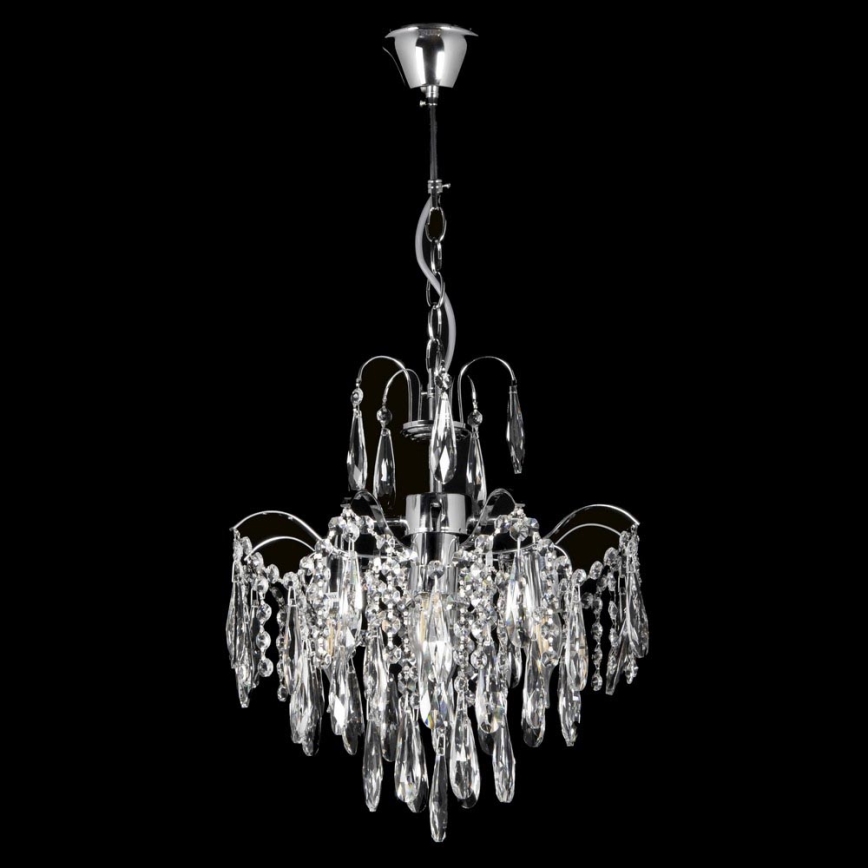 Lámpara colgante de cristal 4xE27/60W/230V