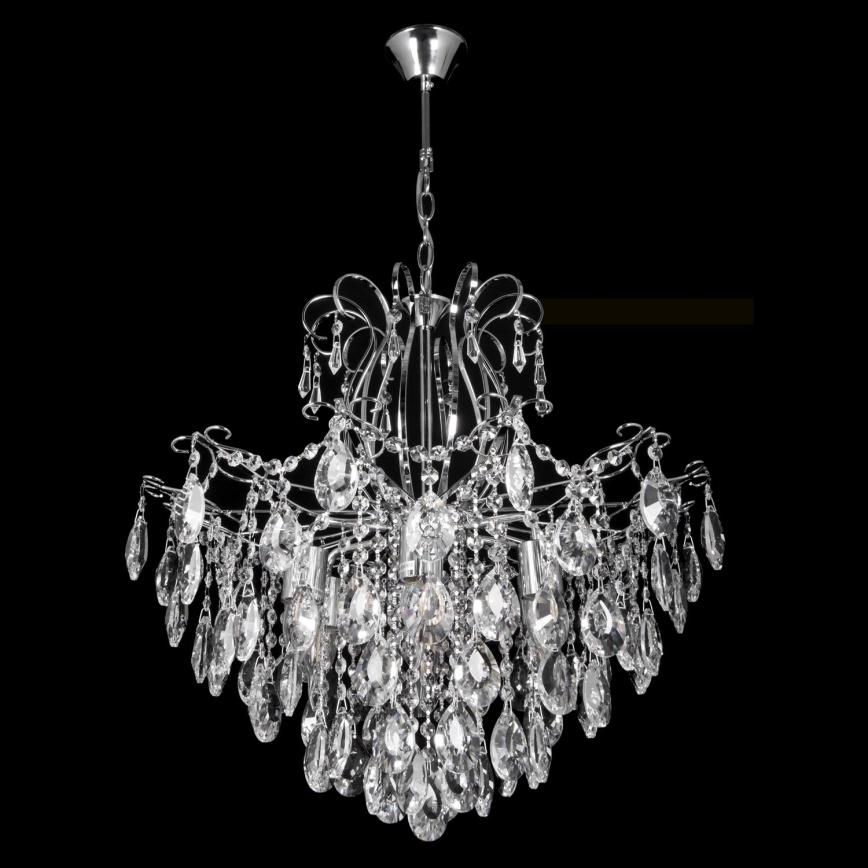 Lámpara colgante de cristal 6xE27/60W/230V