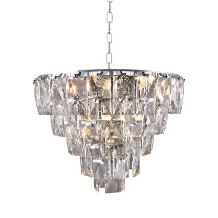 Lámpara colgante de cristal CHELSEA 6xE14/40W/230V