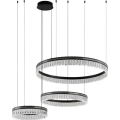 Lámpara colgante de cristal LED regulable THALIA LED/120W/230V 3000-6000K + control remoto