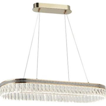 Lámpara colgante de cristal LED regulable THALIA LED/50W/230V 3000-6000K + mando a distancia