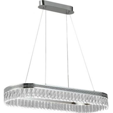 Lámpara colgante de cristal LED regulable THALIA LED/50W/230V 3000-6000K + mando a distancia