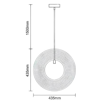Lámpara colgante de madera con cable 1xE27/60W/230V Ø 43,5 cm madera maciza/chapa/madera de caucho (Hevea)