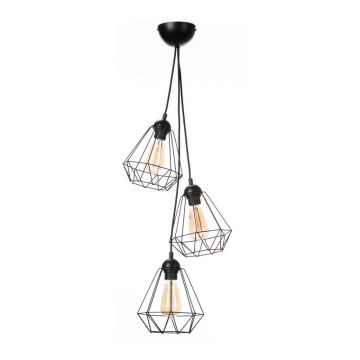 Lámpara colgante DIAMENT MINI 3xE27/60W/230V