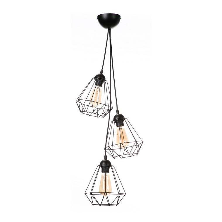 Lámpara colgante DIAMENT MINI 3xE27/60W/230V