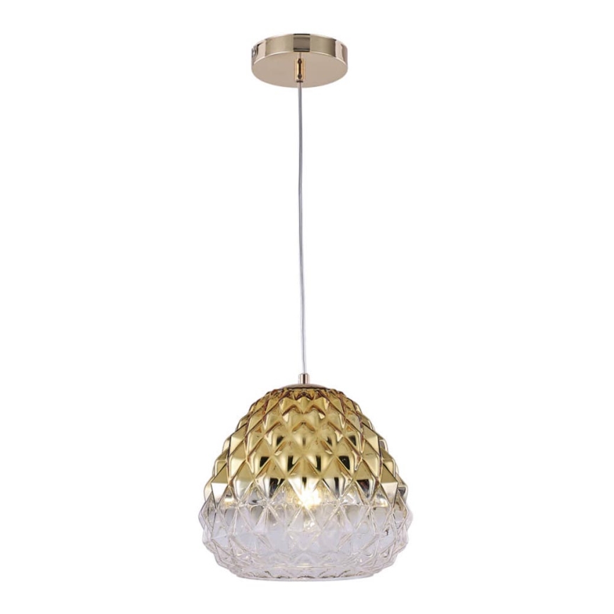 Lámpara colgante DIAMOND 1xE27/11W/230V dorado