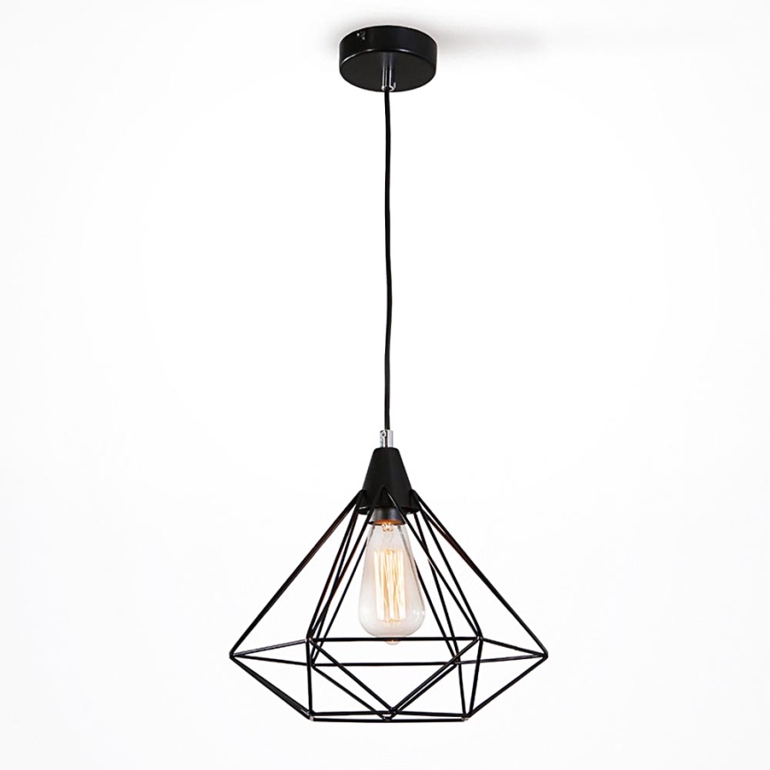 Lámpara colgante DIAMOND 1xE27/60W/230V 30 cm