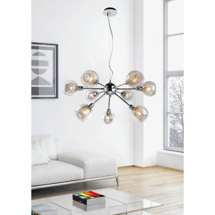 Lámpara colgante DIXI 9xE14/40W/230V