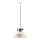 Lámpara colgante DODO 1xE27/40W/230V blanca/bronze
