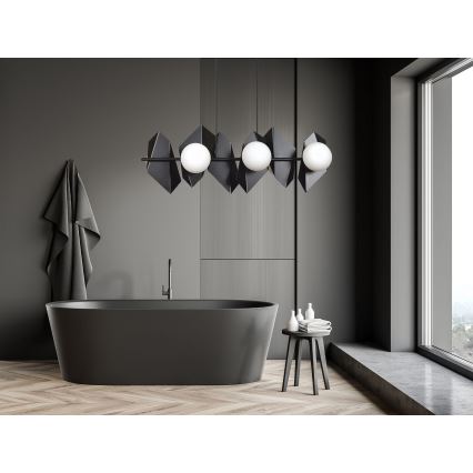 Lámpara colgante DRIFTON 6xE14/10W/230V negro