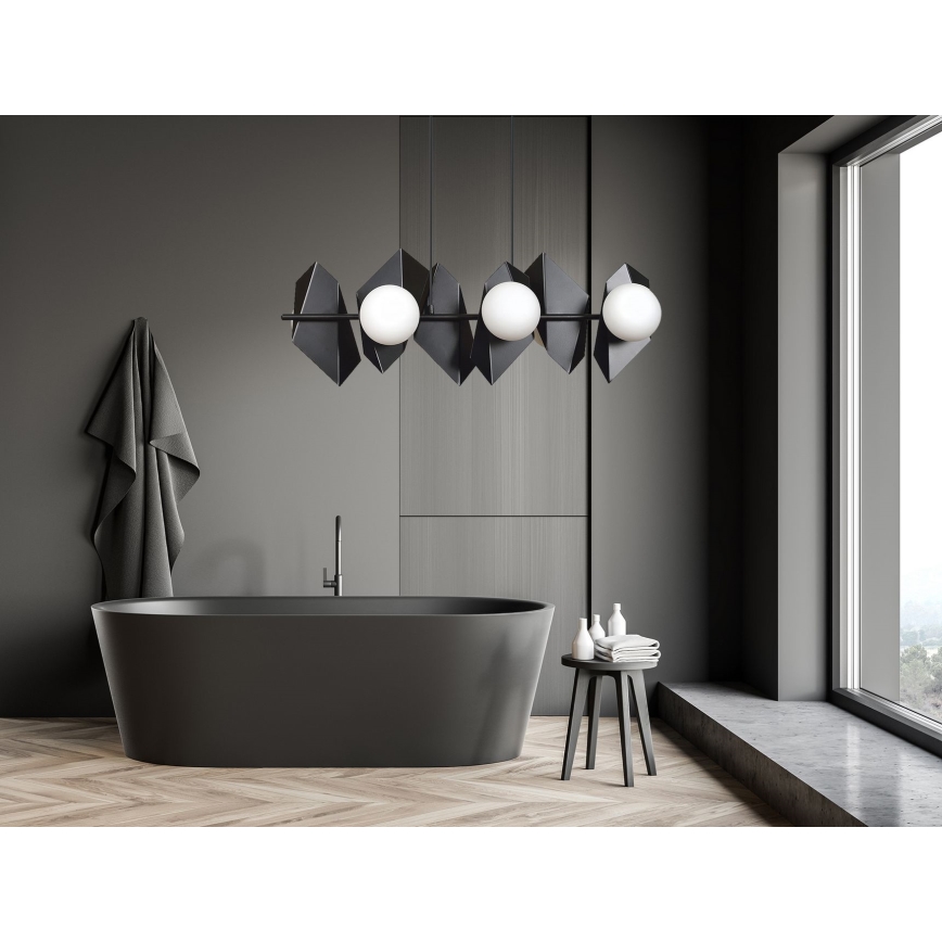 Lámpara colgante DRIFTON 6xE14/10W/230V negro