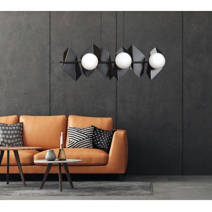 Lámpara colgante DRIFTON 6xE14/10W/230V negro