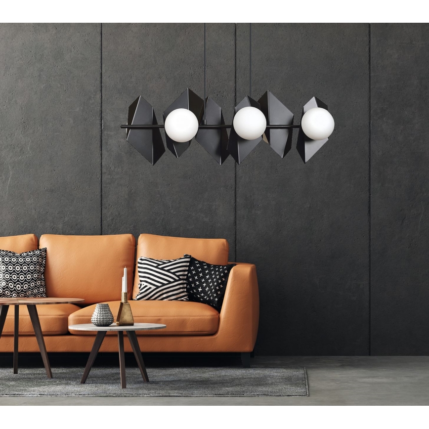 Lámpara colgante DRIFTON 6xE14/10W/230V negro