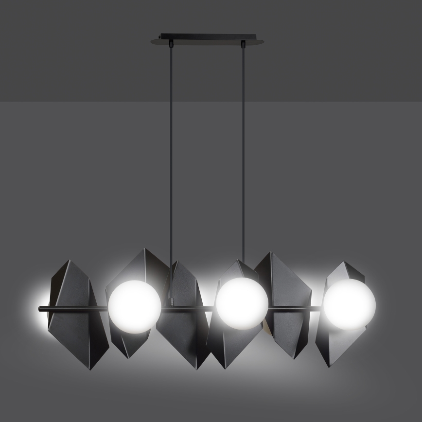 Lámpara colgante DRIFTON 6xE14/10W/230V negro