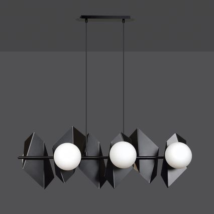 Lámpara colgante DRIFTON 6xE14/10W/230V negro